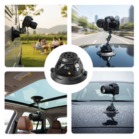 Ventouse électrique robuste en alliage d'aluminium de 70 kg, rotation à 360°, étanche, résistante au vent, écran LCD, support 1/4"-20