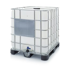 Réservoir d'eau carré en plastique PE de qualité alimentaire avec cage en acier, hermétique, 1000-100000L, équipement de stockage de produits chimiques - Product Image 2