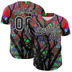 Camiseta de béisbol Spirit con botón completo personalizado, nombre cosido, uniformes de softbol de poliéster personalizados para adultos - Product Image 4