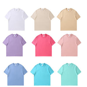 Fabricante de alta calidad Cuello redondo Manga corta 200g Camiseta unisex Logotipo personalizado Camiseta lisa en blanco para hombres Envío DDP - Product Image 5