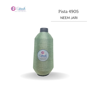 Pista 4905 180D Neem Jari Flora Jari Embroidery High Tenacity Lurex <b>Polyester</b> 180D Neem Jari Metallic <b>Yarn</b> Hand Knitting Sewing - Product Image 1