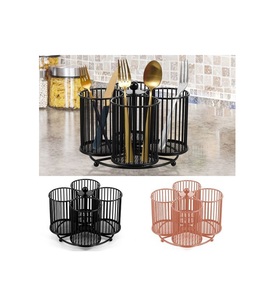 Design élégant forme ronde porte-couverts de taille personnalisée porte-couverts en acier inoxydable de qualité exclusive par indian metal world - Product Image 2