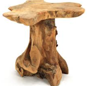 Tables d'appoint en racine de teck de forme naturelle (bord naturel) - Product Image 4