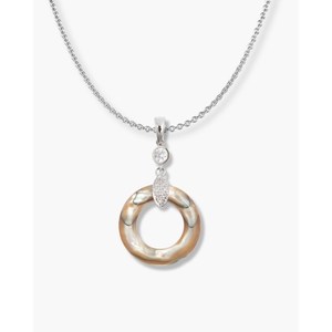 Collier pendentif perle donut - Product Image 1