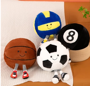 Pelota de fútbol de peluche suave, suave y acogedor para abrazar - Product Image 4