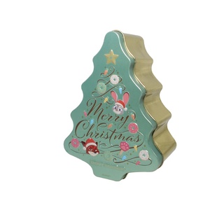 Customized Size & Logo Food Grade Tinplate Tree Shaped Can Box for <b>Chocolate</b> Packaging - Product Image 6
