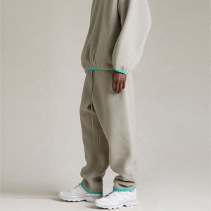 Custom <b>Tech</b> Fleece Tracksuit for Men Fleece Crew Neck Sweatshirt and Sweatpants Set - Product Image 4