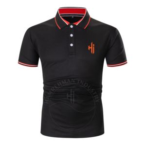 Ventes en gros de polos pour hommes en polyester pour 100% coton, polos vierges pour hommes, personnalisables - Product Image 2