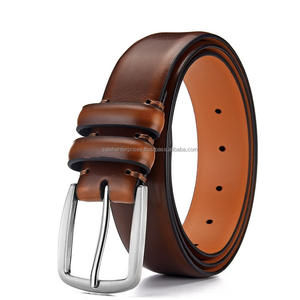 2025 cinturones de cuero genuino personalizados para hombres y mujeres gran gama de accesorios de moda con servicio OEM de todos los tamaños - Product Image 1