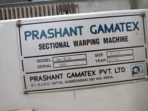 Máquina de urdimbre seccional Prashant Gamatex para fines de tejido - Product Image 3
