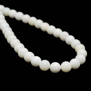 Chaîne de perles de corail blanc naturel, 15 pouces, perles en vrac pour la fabrication de bijoux, vente en gros, approvisionnement en gros - Product Image 5