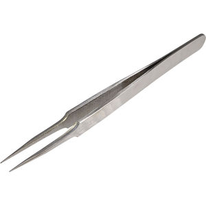 Pinzas de Acero Inoxidable con Punta Serrada para Relojeros y Trabajos de Precisión - Antiestáticas y Duraderas - Product Image 1
