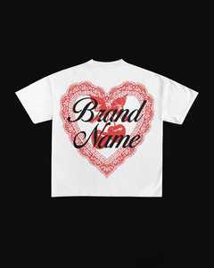 T-shirt pour homme de qualité supérieure, imprimé graphique, col rond, coupe ample, fabricant professionnel - Product Image 3