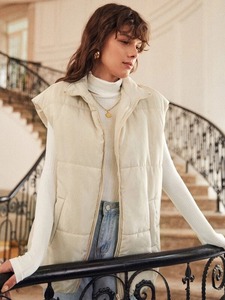 Nouveau style de vêtements de mode pour femmes gilet bouffant d'hiver chaud de haute qualité avec logo personnalisé et gilet bouffant de couleur pour femmes - Product Image 5