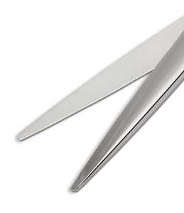 Tijeras japonesas 440C de calidad superior profesional, hoja recta de acero inoxidable con punta afilada para peluquería, MOQ bajo - Product Image 3