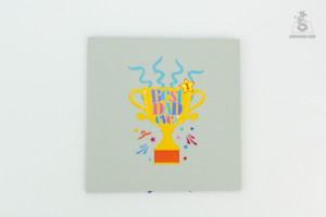 งานแฮนด์เมดแบบป๊อปอัพ3D วันพ่อบัตรขอบคุณมากกระดาษงานฝีมือของที่ระลึก - Product Image 6