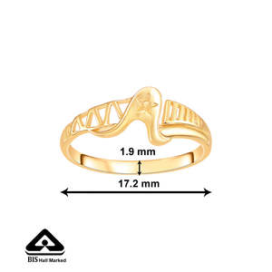 Bague en pierre naturelle jaune or avec motif animal pour femme, cadeau de mariage - Product Image 5