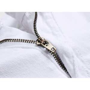 กางเกงยีนส์เอวสูงแบบลำลองสำหรับผู้ชายสีแบบกำหนดเองระบายอากาศและปรับได้ลายพิมพ์ที่ต้องการมากที่สุด - Product Image 3