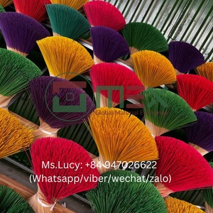 High Quality Color Incense <b>Sticks</b> Vietnam Agarbatti <b>Scented</b> Wood Incense for Religious Use Scents Tea Lavender Benzoin Bergamot - Product Image 2