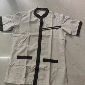 100% coton tricoté tissu blanc hommes T-Shirts pour Costume formel Set Performance scénique et jeu de rôle fabriqué avec du polyester/coton - Product Image 1