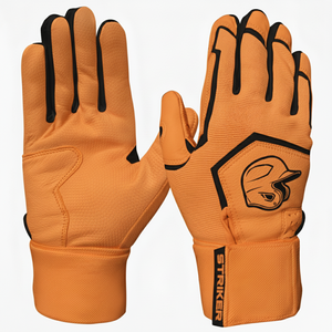 Gants de frappe personnalisés en gros avec logo imprimé, accessoires de baseball et de softball, paume adhérente durable et respirante - Product Image 2