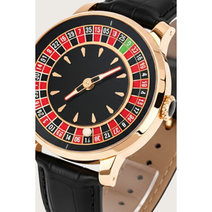 Montre automatique pour homme en or rose, série Casino, cadran ovale Roulette, boîtier tonneau de luxe 47 mm, fonction lumineuse, montre-bracelet sportive - Product Image 4