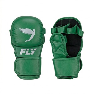 ถุงมือฝึกซ้อม MMA Fly Shadow สีเขียว แบบครึ่งนิ้ว กันลื่น ระบายอากาศได้ดี เหมาะสำหรับการฝึกซ้อมกลางแจ้งและการต่อสู้ MMA - Product Image 1