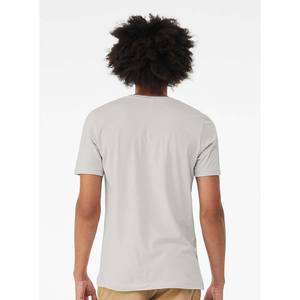 เสื้อยืดแขนสั้นผ้าใบ Bella Tri blend สีเทาอ่อนเสื้อยืด Tri blend - Product Image 3