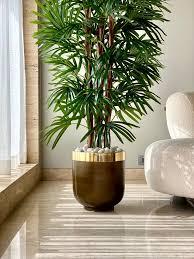 Large Gold Plated Metal Planter with Stands with High Quality Iron Manufacturer Indian Factory Pots Stands - Product Image 2