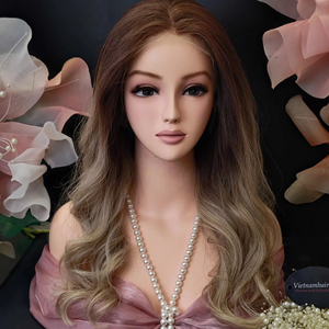 Peluca frontal de cabello humano 2025 de alta calidad 100% más vendida 13x4 con base de seda Precio al por mayor de cutícula completa - Product Image 1