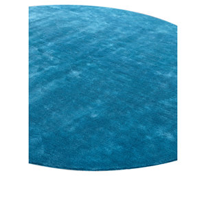 Alfombra de Viscosa Azul Cera, Tejida a Mano, Estilo Rectangular Clásico para el Hogar o el Pasillo, Color Sólido, TPV-5016 de Jaipur Rugs US, Producto Nuevo - Product Image 2