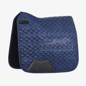 Almohadilla de sillín de caballo de último diseño de nuevo estilo en Color azul, tela cómoda ecuestre, almohadilla de sillín inglesa acolchada de tamaño completo OEM - Product Image 1