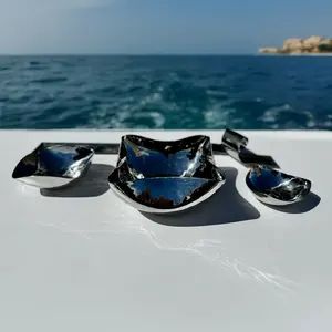 Zahid Exports HandmadeDesigner Polished <b>Metal</b> <b>Bowl</b> Modern Luxury Interior Decor <b>Bowl</b> with Plant Home and Party Decor plated safe - Product Image 4