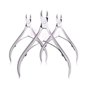 Cortador de uñas de acero inoxidable de alta calidad para manicura y pedicura, pinzas para cutículas para dedos para el cuidado de las uñas y el embalaje OEM de cutículas - Product Image 4
