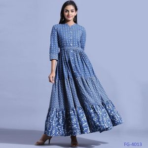 Calidad de exportación India Buen precio Soporte/Muselina pura de diseño Evergreen para adultos con proveedor de Bata de trabajo impreso digital de India - Product Image 3