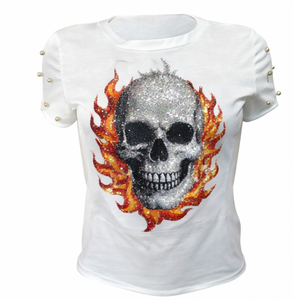 เสื้อยืดผู้หญิงสไตล์สปอร์ตระบายอากาศได้ดี ผ้าฝ้าย 100% ลำลองใส่เที่ยว - Product Image 4