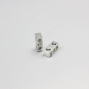 Nouveau bornier à vis double barillet 250 MCM à 6 AWG, connecteur à cosses mécaniques en aluminium pour câblage de bus - Product Image 2