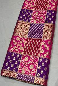 Tela Brocada Jacquard a Cuadros Bordada de Alta Calidad para Prendas de Boda, Tapicería y Textiles para el Hogar de Lujo - Product Image 5