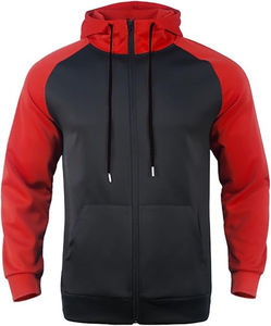 Survêtement à fermeture éclair personnalisable de haute qualité pour hommes vêtements de sport avec motif solide pour Jogging Fitness OEM Service de gros - Product Image 6