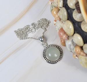 Bijoux fantaisie pendentif aigue-marine pierres précieuses 925 pendentif en argent Sterling bijoux cadeau parfait pour les femmes avec 925 bijoux Stap - Product Image 4