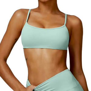 Fournir des ensembles de leggings de soutien-gorge de sport Scrunch respirants personnalisés ensembles de yoga de vêtements de fitness d'entraînement pour les femmes - Product Image 6