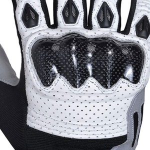 Gants de course à doigts entiers, noir et gris, revêtement PU, antidérapants, fermeture auto-agrippante, unisexe, pour la conduite en extérieur - Product Image 6
