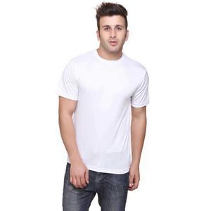 Venta al por mayor de camisetas de manga corta lisas informales de talla normal para hombre con logotipo personalizado 100% algodón en blanco para hombre - Product Image 4