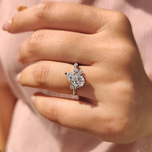 Bague en diamant de laboratoire de 1 à 2 carats, faite à la main, qualité de coupe exceptionnelle, plaqué or rose 14 carats, certifiée IGI, origine éthique, pour les occasions fines - Product Image 4