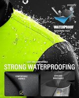 Combinaison de pluie imperméable pour hommes et femmes Ensemble veste et pantalon légers pour le travail en plein air, la randonnée, le camping ou les voyages par tous les temps