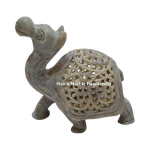 Escultura de animal tallada de esteatita de diseño de alta calidad pulida Natural con producto curvo a mano disponible a bajo precio para Decoración - Product Image 4