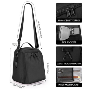 Sac isotherme bandoulière pour homme et femme, compatible avec les gourdes <span class=keywords><strong>Stanley</strong></span> et Owala, avec porte-bouteille - Product Image 2