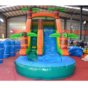 Toboggan aquatique gonflable en PVC à prix d'usine pour adultes avec ballon de plage pour une utilisation à domicile en intérieur/extérieur dans les écoles, les fêtes et les locations - Product Image 4