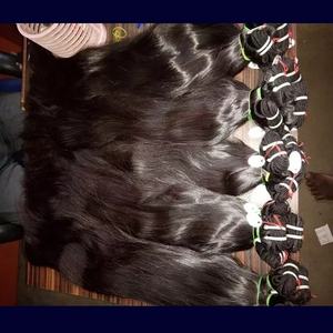 Venta al por mayor Super Sedoso Personalizado Longitud Color Extensiones de Cabello Humano Raw Indian Wave Style Bundles Pelucas Directo Sin Procesar Fuente - Product Image 3