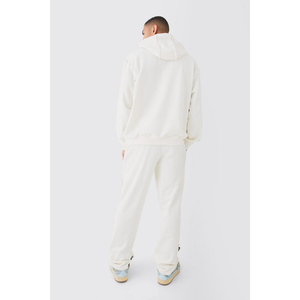 Sudadera con Capucha y Pantalones Deportivos a Juego para Hombre, en Negro y Gris con Bloques de Color, Logotipo Personalizado, Marca Privada OEM Trackstar - Product Image 5